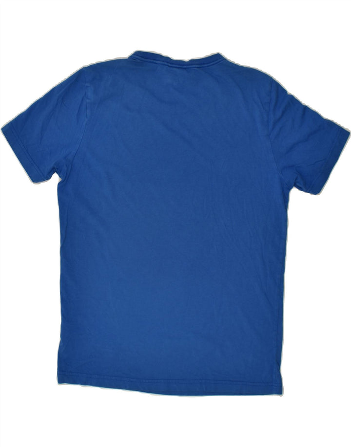 PUMA Mens Graphic T-Shirt Top Small Blue | Vintage Puma | Thrift | Second-Hand Puma | Used Clothing | Messina Hembry 