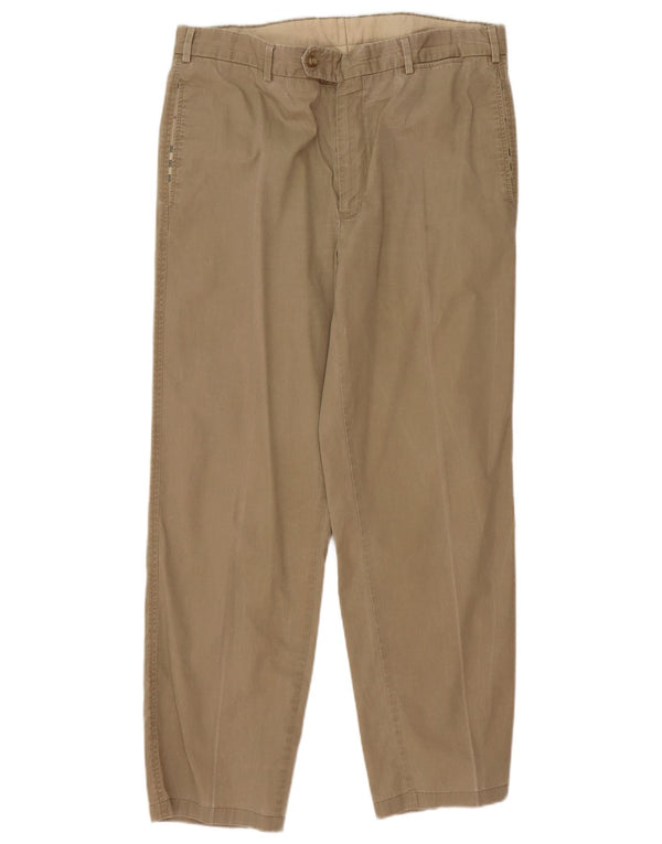 Мужские брюки-чиносы Burberry зауженные IT 54 XL W38 L30 Бежевые хлопковые