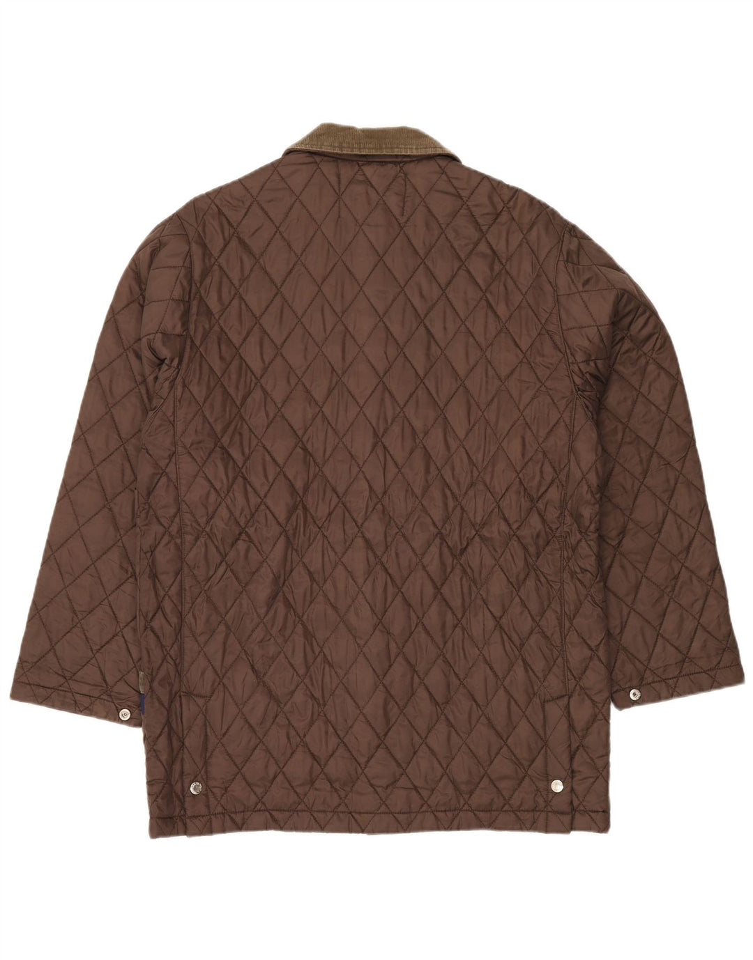 SINCLAIR Мужская стеганая куртка UK 38 средний коричневый нейлон