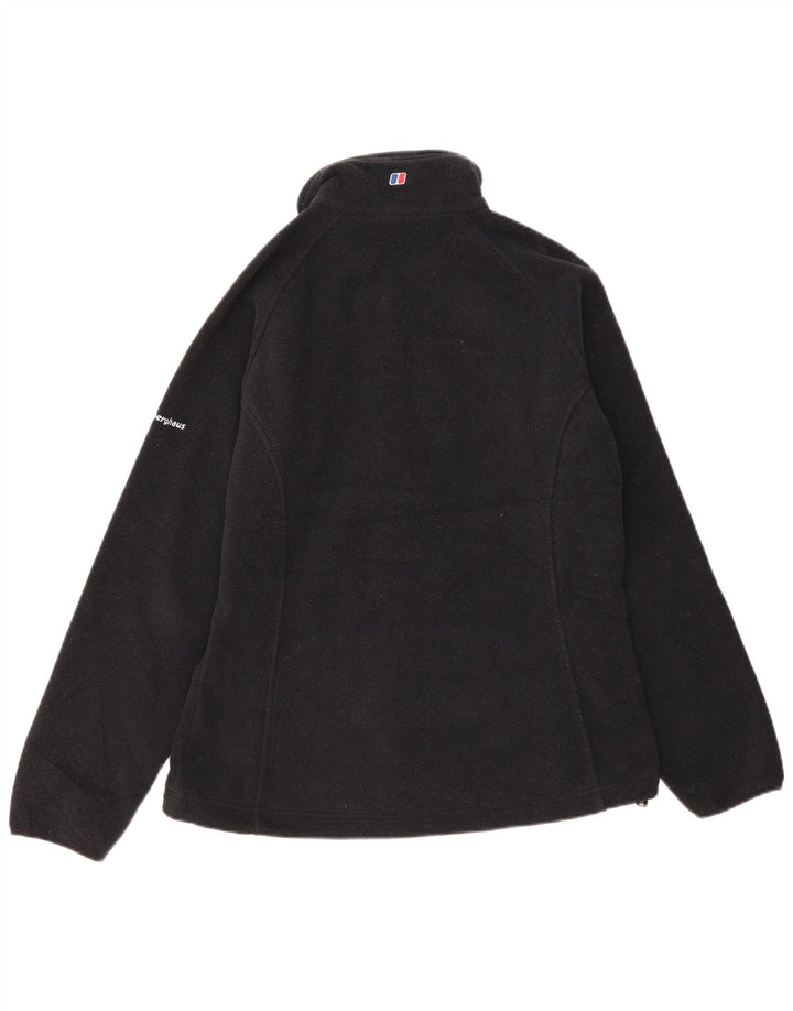 BERGHAUS Womens Fleece Jacket UK 14 Large  Black Polyester