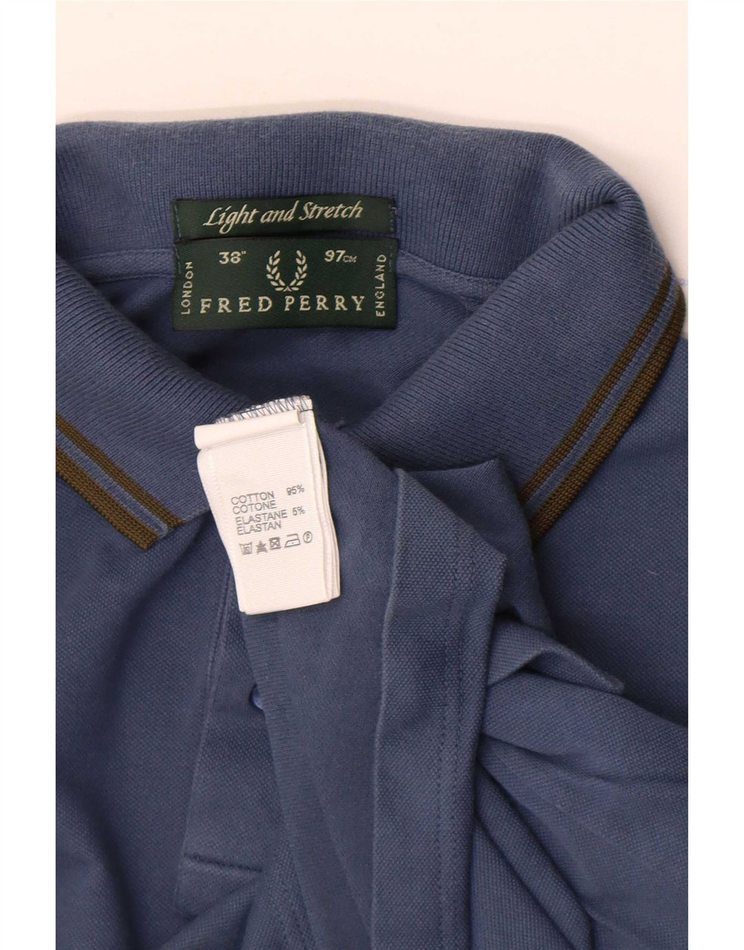 Мужская легкая и эластичная рубашка-поло с длинным рукавом Fred Perry, маленькая, темно-синяя