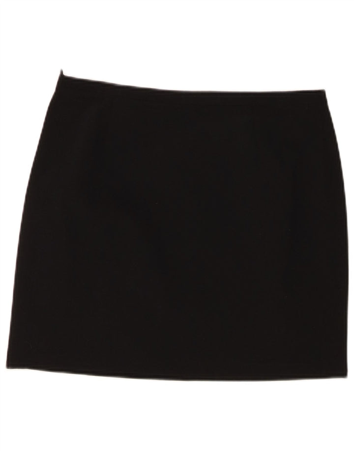 Женская мини-юбка Pinko UK 12 Medium W30, черный полиэстер