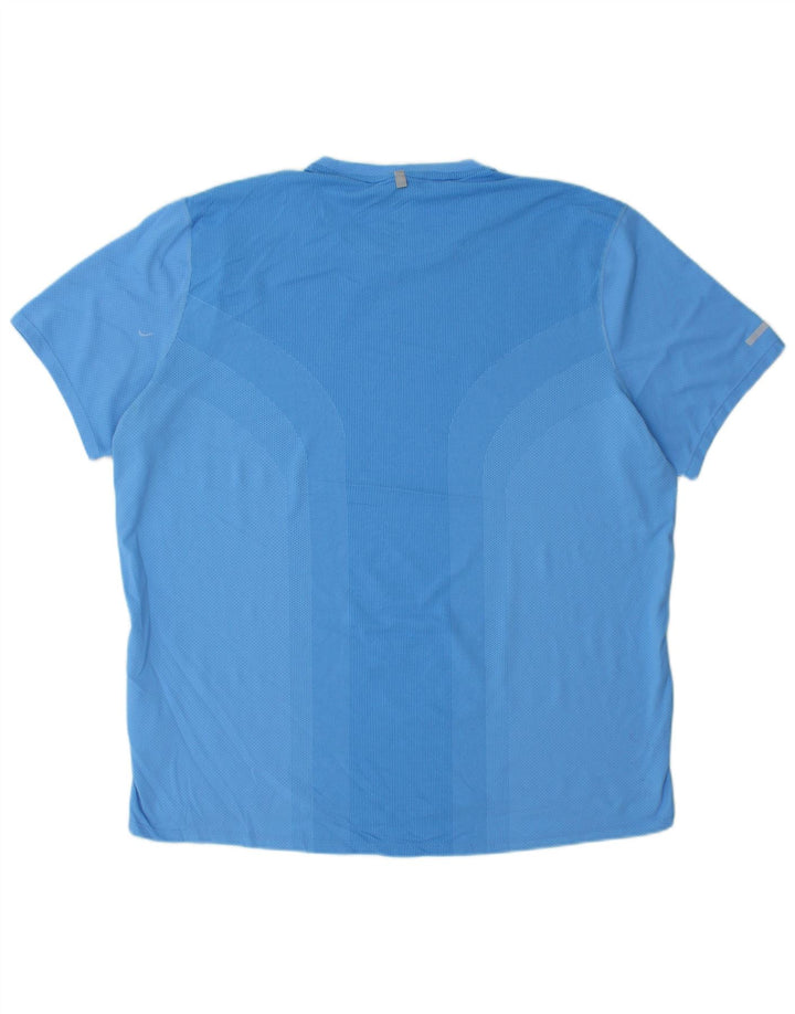 Мужская футболка Nike Dri Fit Top XL, синий полиэстер