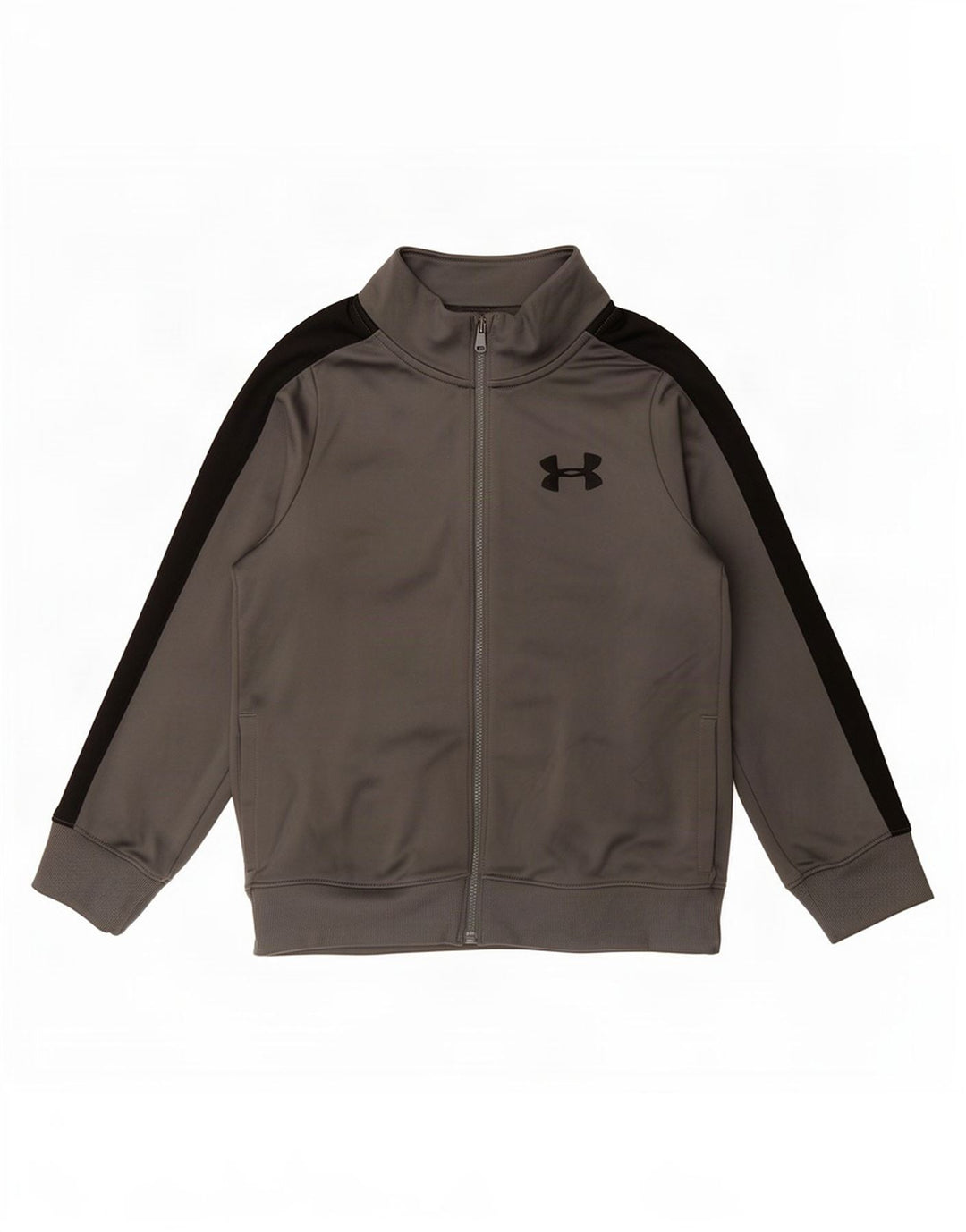Спортивный костюм Under Armour для мальчиков, верхняя куртка, 7–8 лет, маленький серый цвет с цветными блоками
