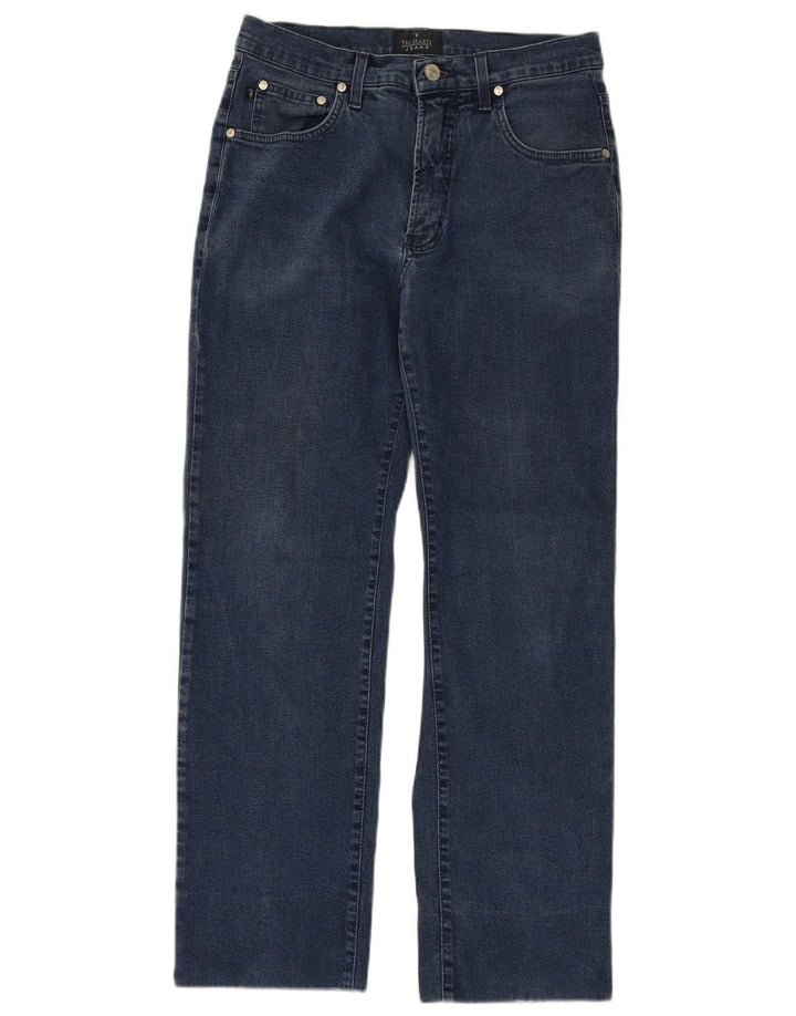 TRUSSARDI Mens Straight Jeans W31 L27 Blue