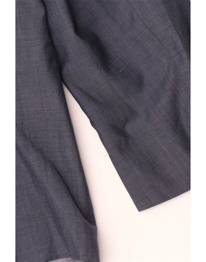 Мужской пиджак Dkny с 2 пуговицами, Великобритания 42 XL, темно-синий, шерстяной
