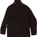 Мужская куртка Quiksilver UK 38, средний черный, шерсть