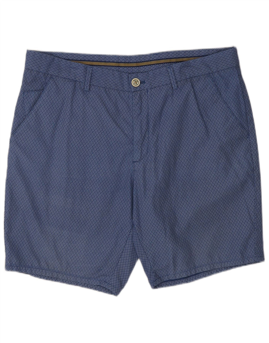 Мужские шорты чинос Massimo Dutti EU 44 Large W34 Темно-синие в пятнистый цвет