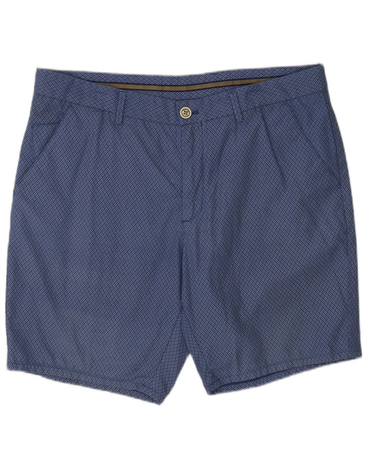 Мужские шорты чинос Massimo Dutti EU 44 Large W34 Темно-синие в пятнистый цвет