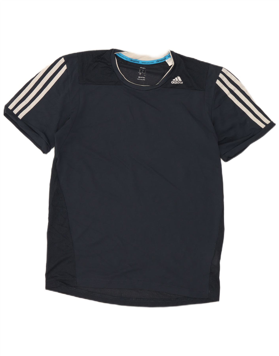 Мужская футболка Adidas Climacool, маленькая, темно-синяя, полиэстер
