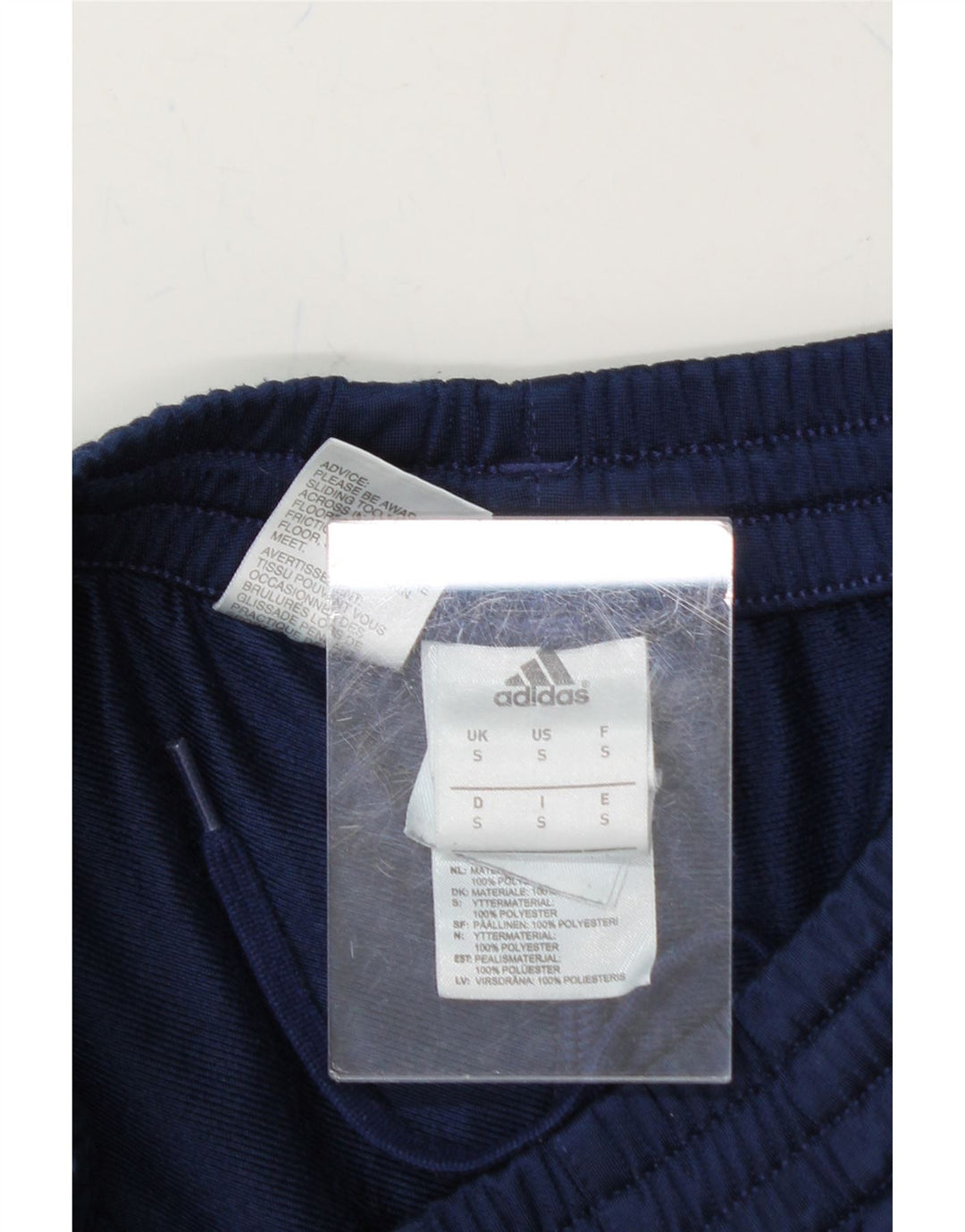 ADIDAS Mens Tracksuit Trousers Joggers Small  Navy Blue Polyester Vintage Adidas and Second-Hand Adidas from Messina Hembry 