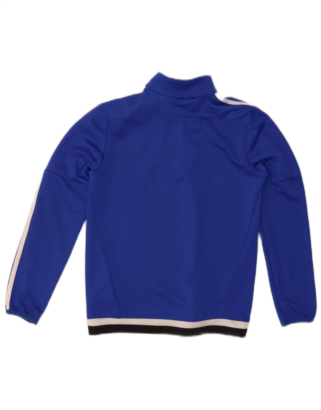 ADIDAS Boys Climacool Zip Neck Pullover Tracksuit Top 11-12 Years Blue