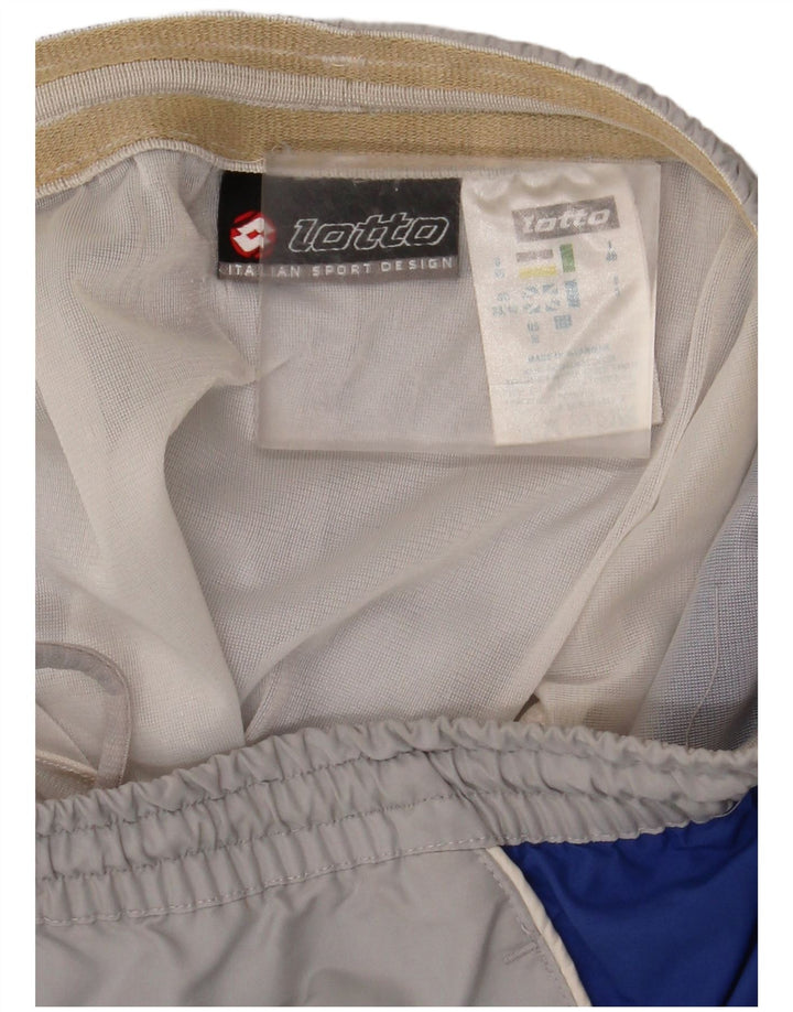 Мужские спортивные шорты LOTTO UK 38/40, средний серый полиэстер с цветными блоками