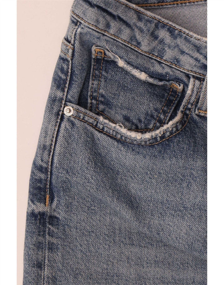 Женские прямые джинсы Zara EU 38, маленькие W28 L28, синие