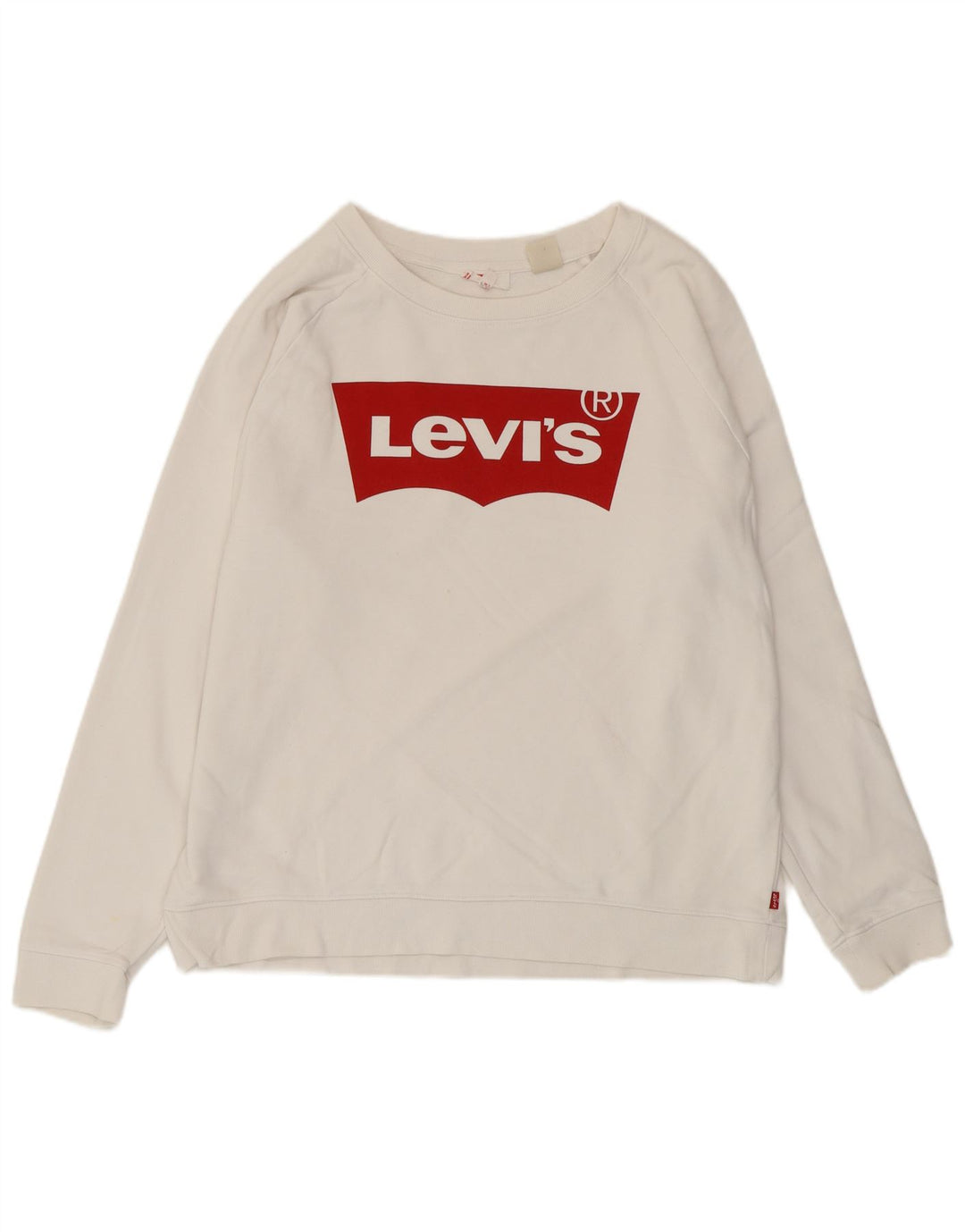 Женский джемпер с рисунком Levi's UK 14, средний белый