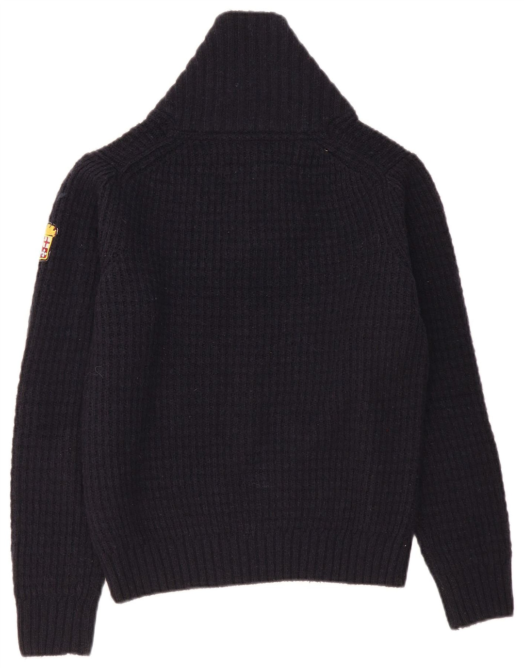 Женский джемпер с отложным воротником MARINA MILITARE UK 10, маленький темно-синий