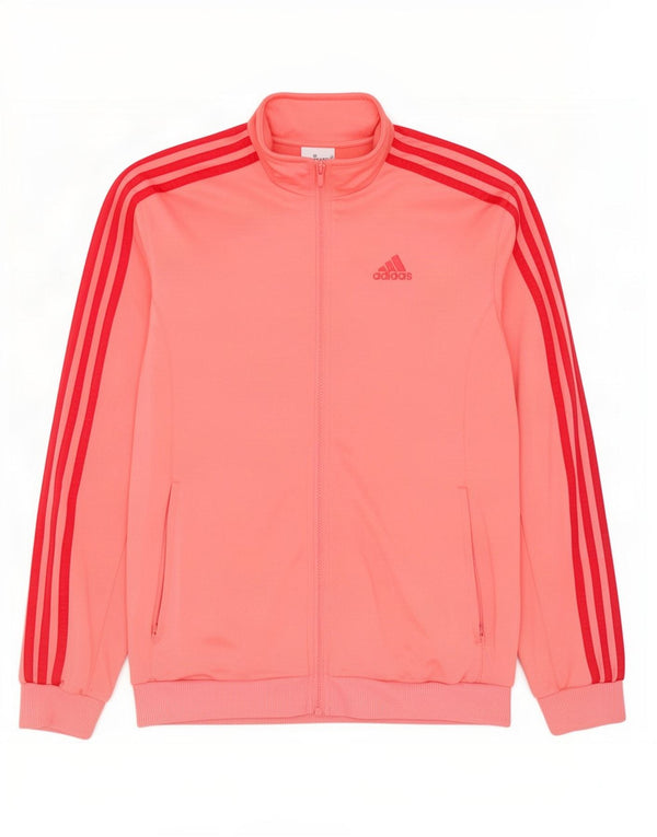 Спортивный костюм Adidas для девочек, верхняя куртка 13-14 лет, розовый полиэстер