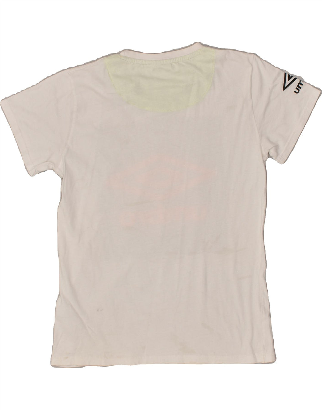 UMBRO Boys Graphic T-Shirt Top 13-14 Years XL White Cotton | Vintage Umbro | Thrift | Second-Hand Umbro | Used Clothing | Messina Hembry 