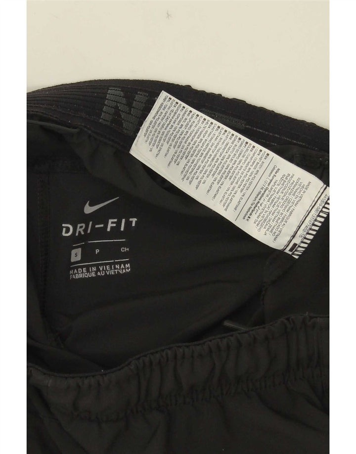 Мужские спортивные шорты Nike Dri Fit, маленькие черные полиэстер с цветными блоками