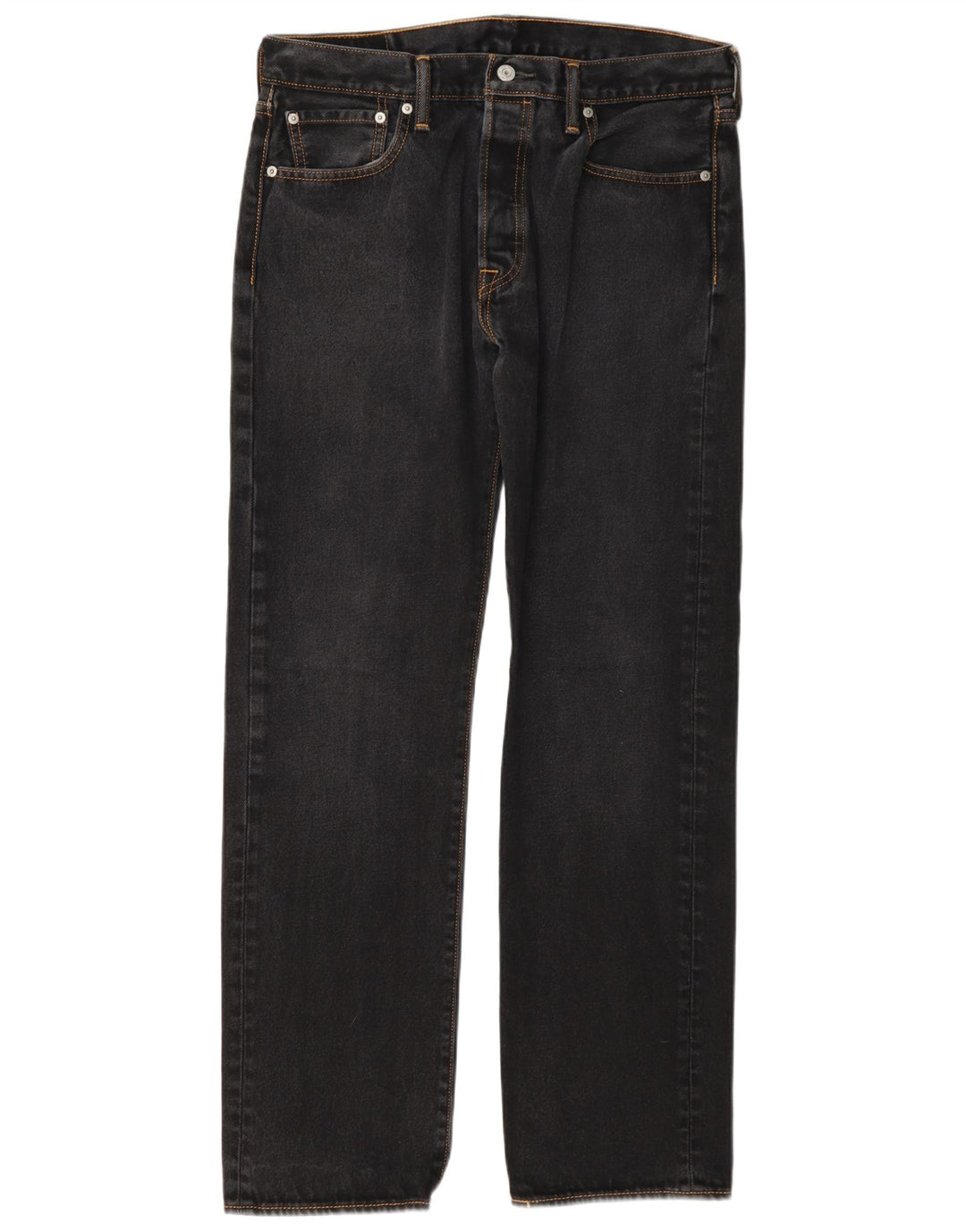 Мужские прямые джинсы Levi's 501 34 L34 Серый хлопок