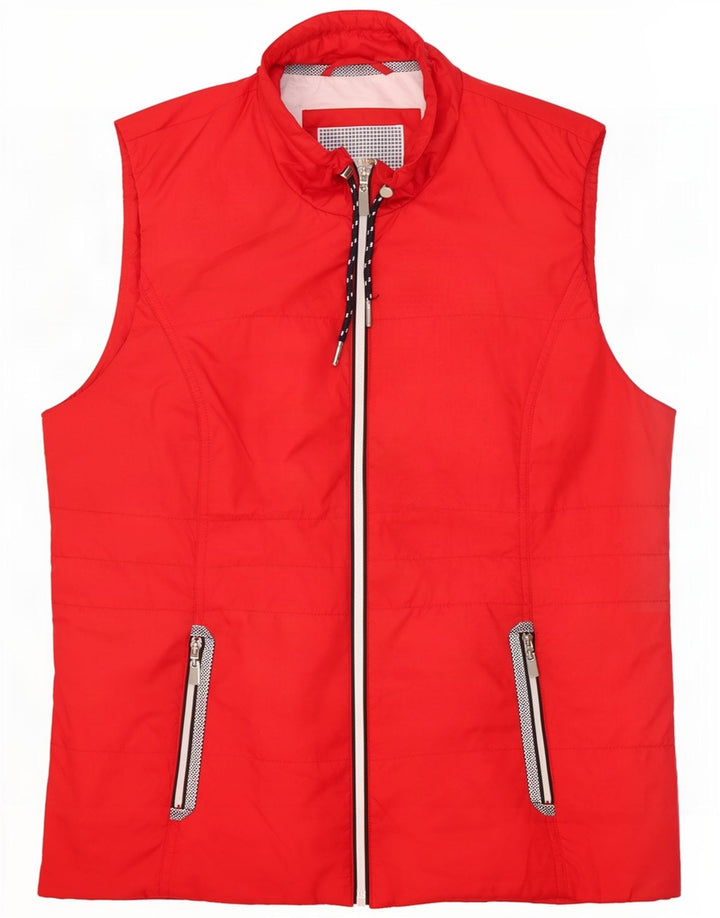 Женский жилет Gerry Weber UK 16, большой красный полиэстер