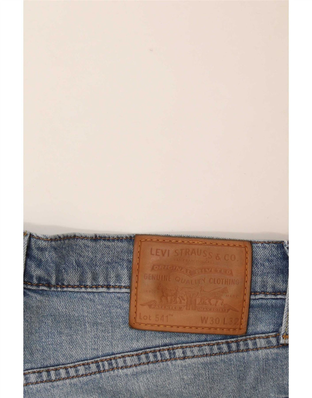 Мужские прямые джинсы Levi's 541 W30 L32 синие, хлопок