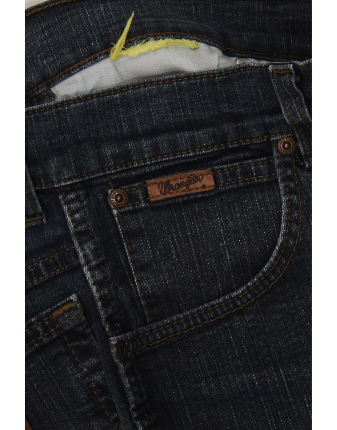 Мужские прямые джинсы Wrangler W34 L32 темно-синие