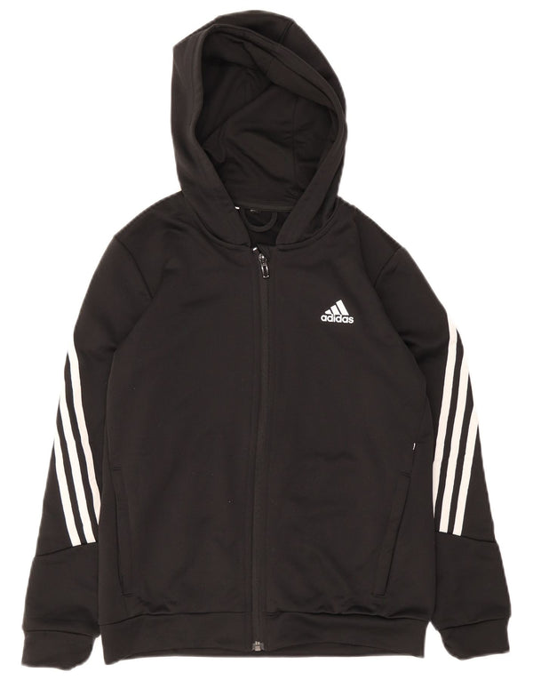 Женский свитер с капюшоном на молнии Adidas Aeroready UK 4 XS, черный