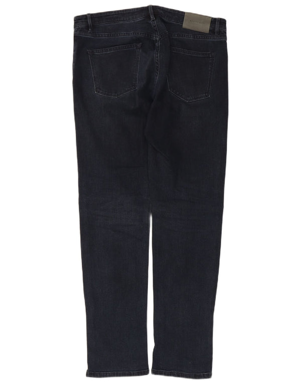 Мужские зауженные джинсы Massimo Dutti EU 40 Medium W31 L29 Темно-синий хлопок