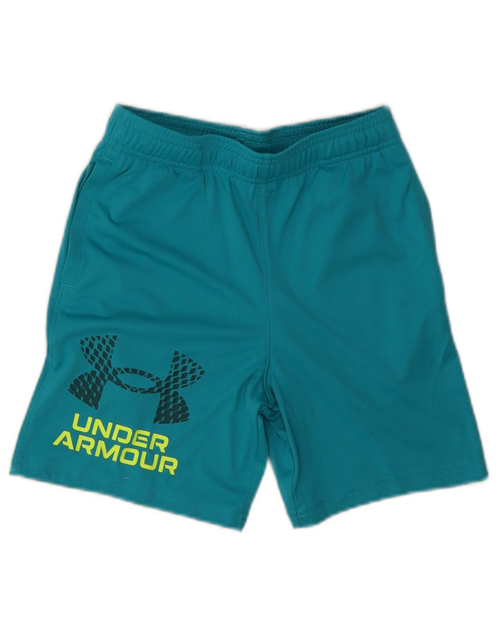 Спортивные шорты с графическим рисунком для мальчиков Under Armour, 9–10 лет, средний синий, полиэстер