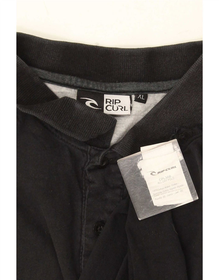 Мужская рубашка поло Rip Curl XL, черный хлопок