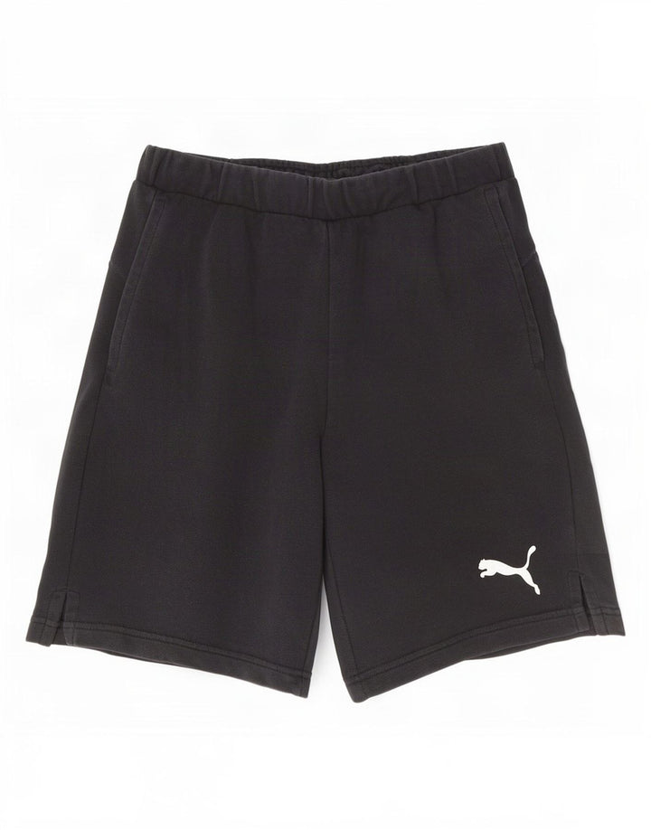 Мужские спортивные шорты Puma, маленькие черные, хлопок