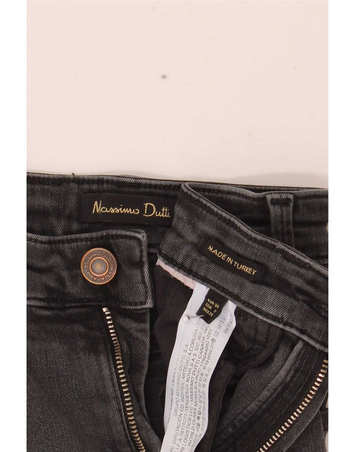 Женские расклешенные джинсы Massimo Dutti EU 34 2XS W24 L24 Серый хлопок