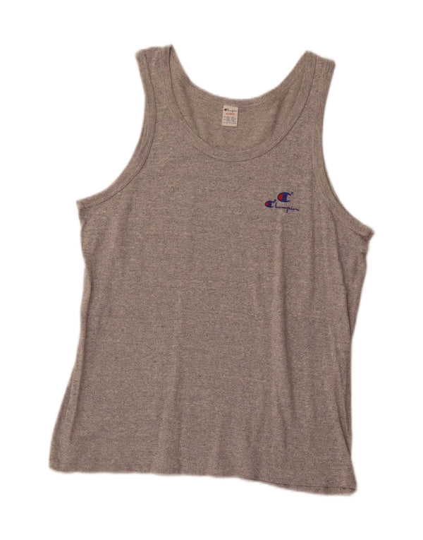 Женский жилет CHAMPION UK 18 XL, серый, хлопковый, спортивный, с крапинками