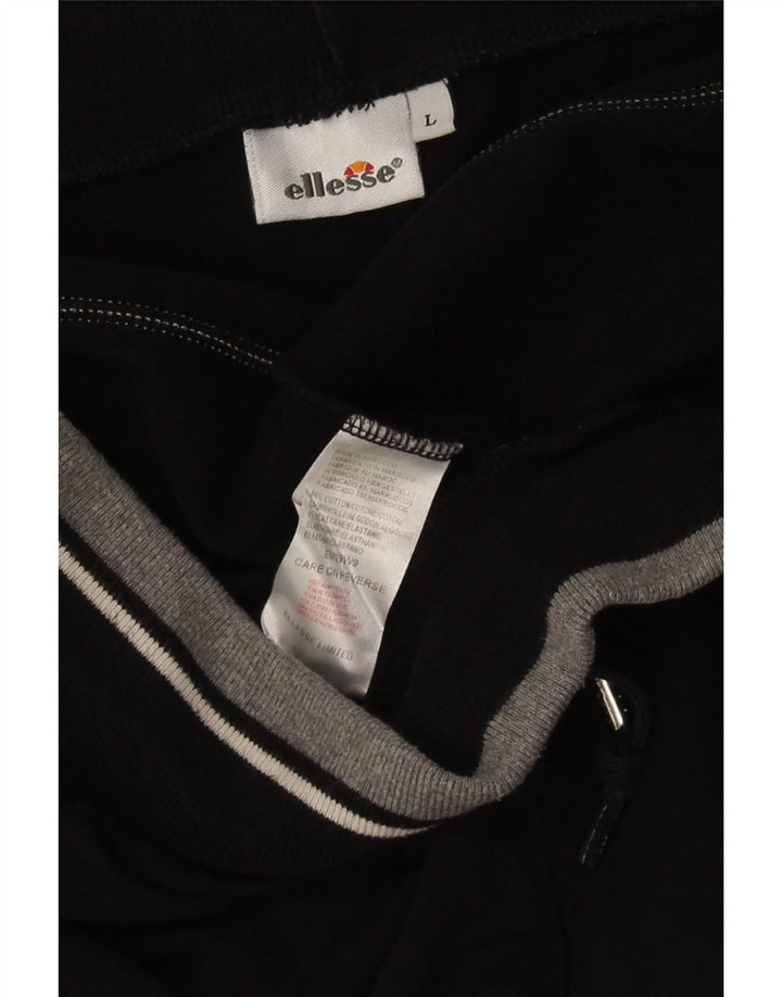 Мужские спортивные шорты Ellesse, большие черные, хлопок