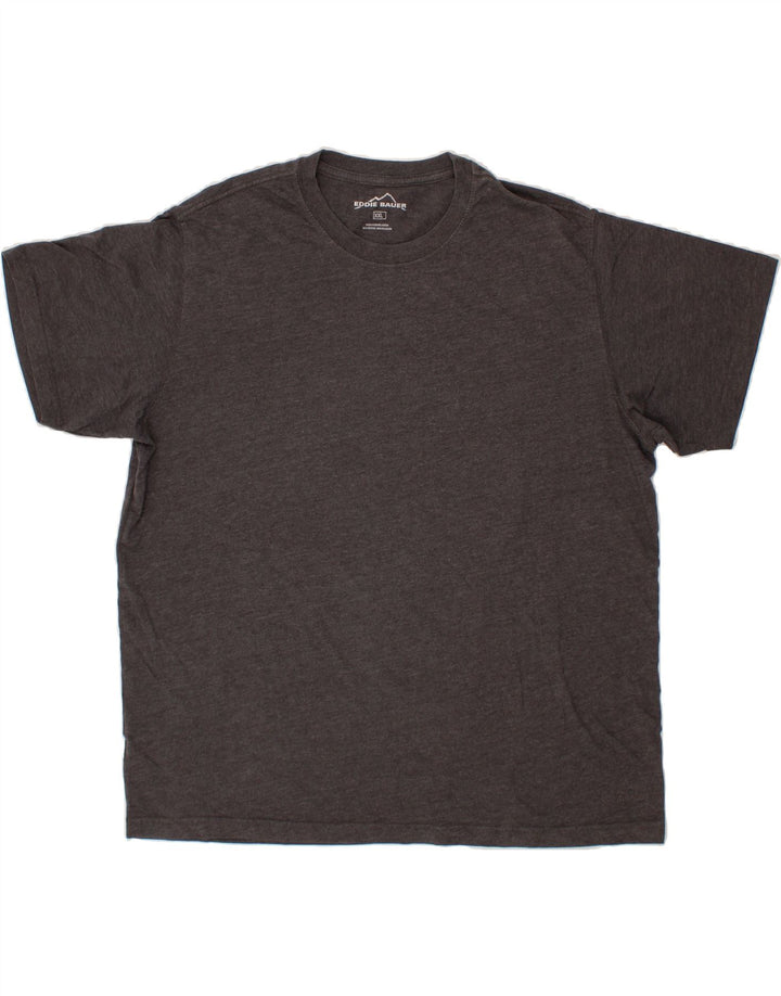EDDIE BAUER Mens T-Shirt Top 2XL Grey Cotton Vintage Eddie Bauer and Second-Hand Eddie Bauer from Messina Hembry 
