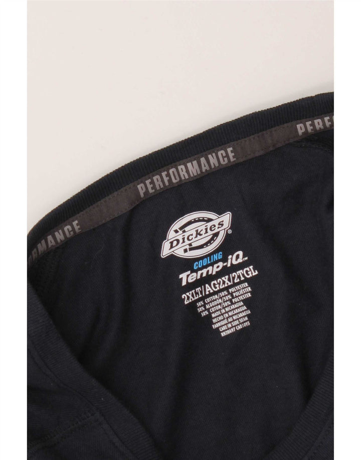 Мужские высокие топы Dickies с длинным рукавом 2XL, темно-синие, хлопковые