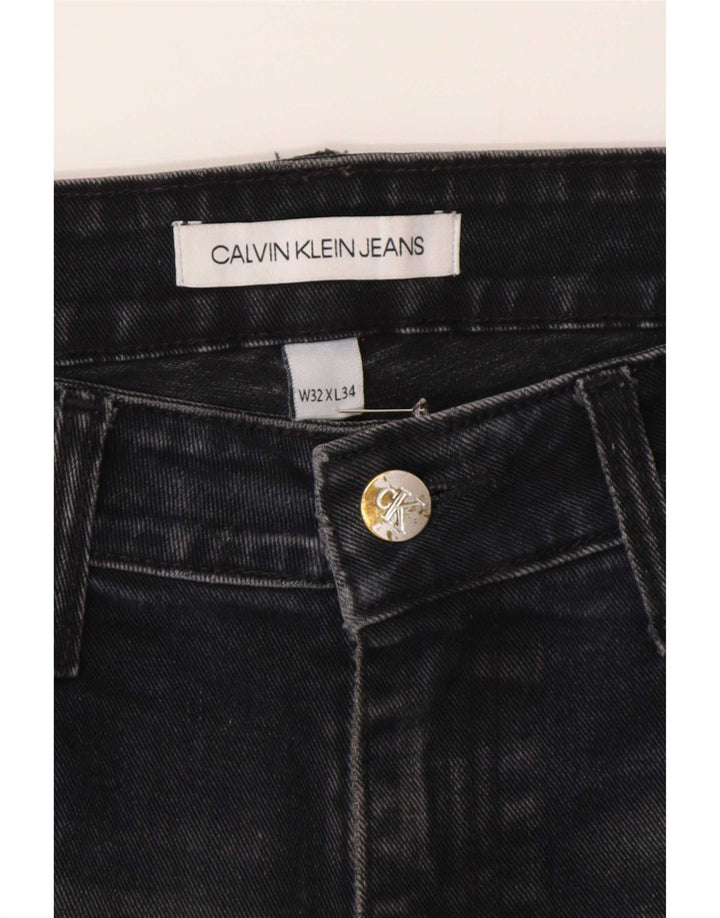 Мужские прямые джинсы Calvin Klein W32 L26 темно-синие
