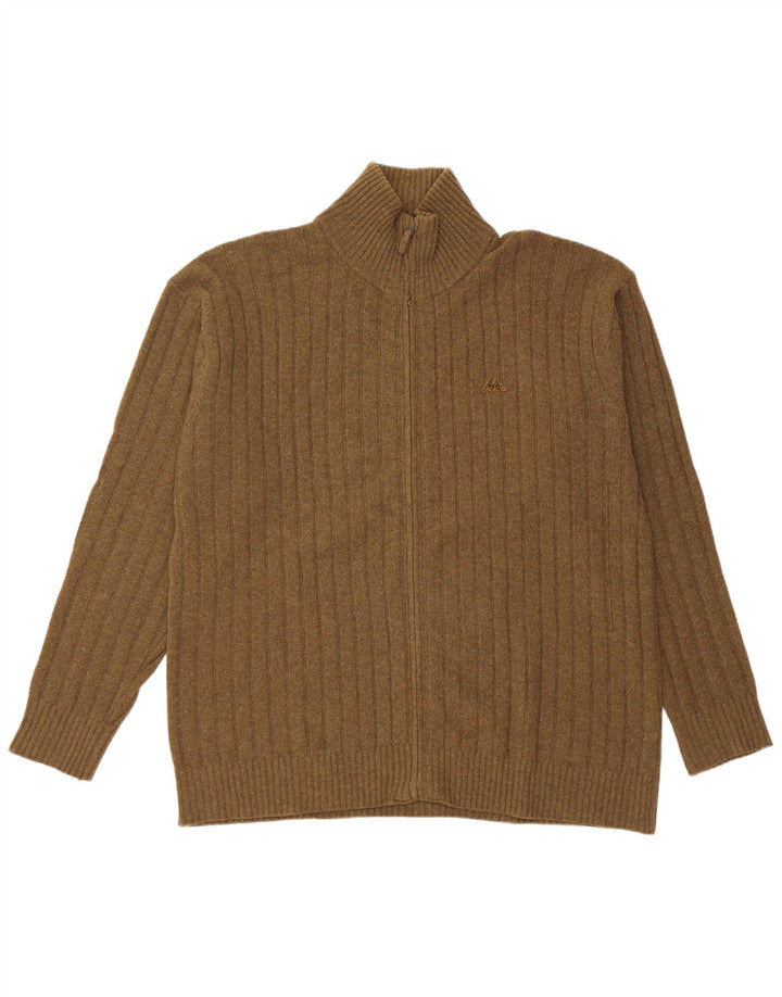 Мужской кардиган Kappa 2XL, цвет хаки, шерсть