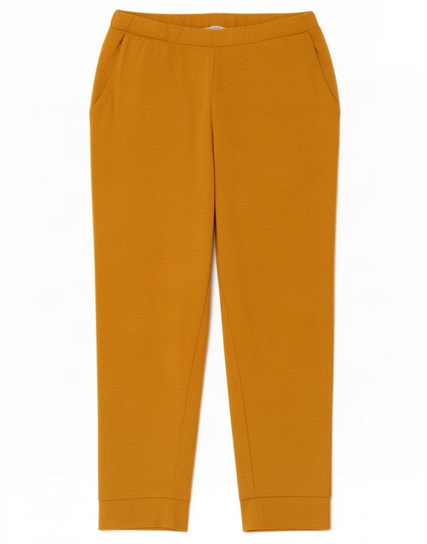 Женские спортивные брюки Zara Joggers UK 14, хлопок среднего желтого цвета