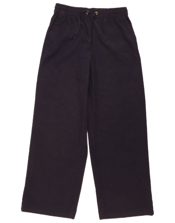 Женские широкие брюки чинос Zara, большие W30 L31, темно-синий полиэстер