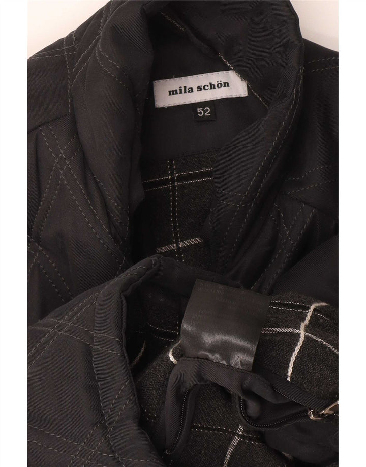Женский утепленный жилет Mila Schon EU 52 4XL, черный полиэстер