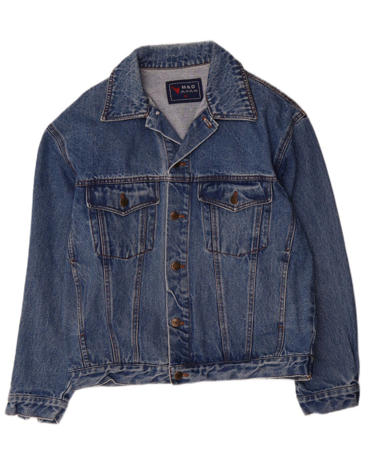 Винтажная мужская джинсовая куртка UK 38 средний синий