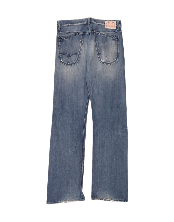 Мужские джинсы Bootcut Replay W33 L36, синие, хлопок