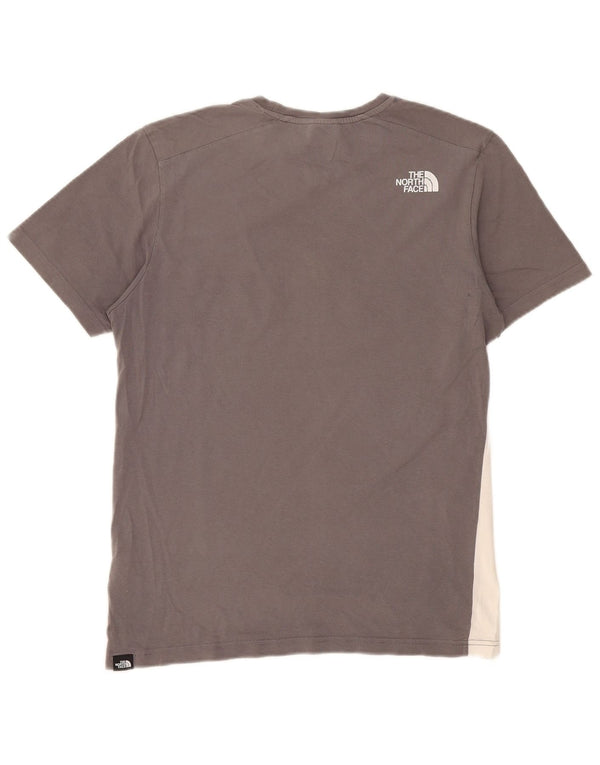 Мужская футболка с графическим рисунком The North Face, маленький серый цветной блок
