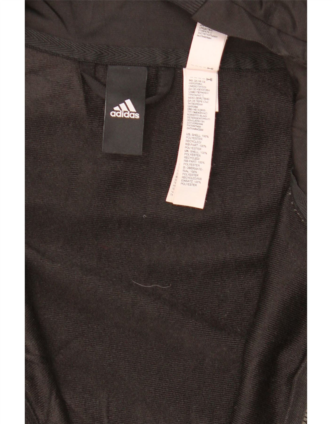 Мужской спортивный костюм ADIDAS, верхняя куртка, средний черный, полиэстер