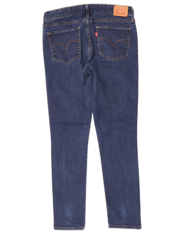 Женские джинсы скинни Levi's 711 W27 L27 синие, хлопок