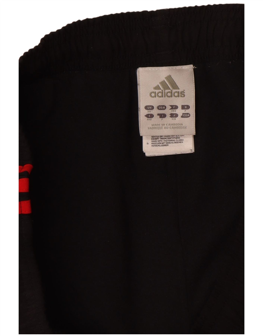 Adidas Мужские спортивные брюки Джоггеры Большой черный полиэстер