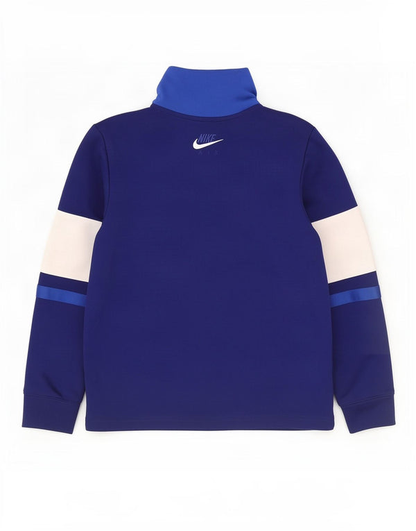 Спортивный костюм с графическим рисунком для мальчиков Nike, 12–13 лет, большой синий с цветными блоками