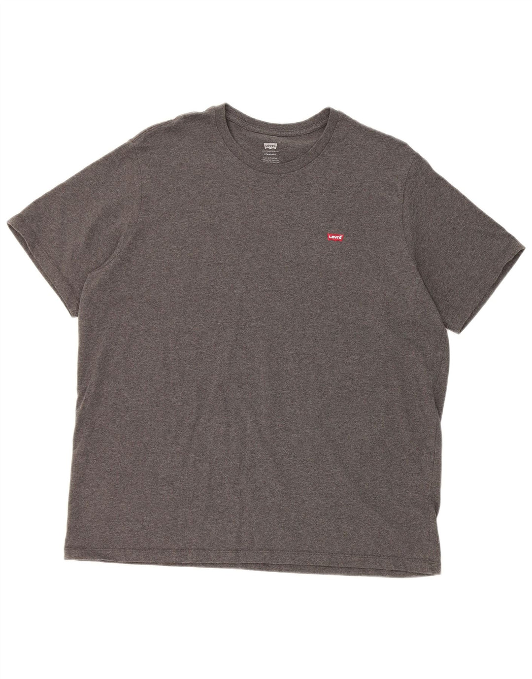 Мужская футболка Levi's Standard Top XL, серый хлопок